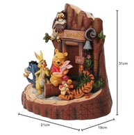 Estatueta Disney Traditions Jim Shore Winnie The Pooh - Coleção Exclusiva em Resina com Detalhes Manuais - imagem 3