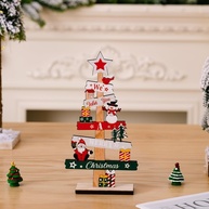 Decoração de Mesa para Natal - Estatueta Coleção Papai Noel e Boneco de Neve - imagem 1