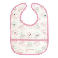 Kit 2 Babadores com Coletor de Migalhas Easy Clean Rosa - Multikids Baby - imagem 4