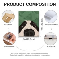 Arte de Parede Border Collie Green - Decoração Moderna com Estilo Canino - imagem 4