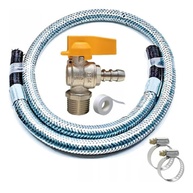 Kit Instalação Mangueira de Gás GN/GLP 120cm com Válvula de Segurança - imagem 1