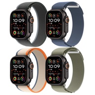 Pacote com 4 pulseiras de nylon compatíveis com Apple Watch Ultra 2/Ultra. Pulseiras masculinas de 49 mm, 46 mm, 45 mm e 44 mm, esportivas respiráveis para Apple Watch séries 10, 9, 8, 7, 6, SE, 5, 4, - imagem 1