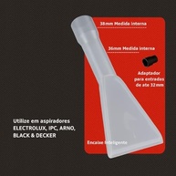 Bocal Premium para Extratora com Adaptador Universal 32mm a 38mm - Conecte Seu Aspirador e Limpe com Eficiência - imagem 4
