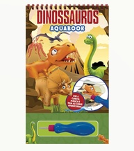 Aqua Book Dinossauros: Pinte com Água e Reviva a Era Jurássica! - imagem 1