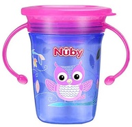 Nuby Copo 360 Graus com Alça Lilás - 240ml | Transição Perfeita da Mamadeira - imagem 4