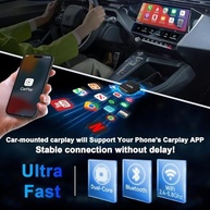 Adaptador CarPlay e Android Auto Sem Fio com Netflix e YouTube - Transforme Seu Carro! - imagem 5