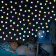 Adesivos de Parede Estrela Luminosa Fluorescente 3cm - Decore seu Quarto com Magia! - imagem 2