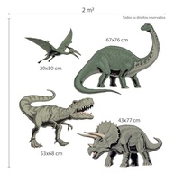 Adesivo de Parede Infantil Dinossauros - Decore o Quarto do Seu Filho com Estilo e Diversão! - imagem 3