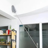 Espanador Telescópico Extensível 2,80m com Microfibra e Haste de Inox - Limpeza Fácil em Alturas Difíceis - imagem 3