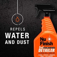 Nu Finish Spray Detalhado 5 em 1: Brilho, Proteção e Limpeza Completa com Toalha Microfibra - imagem 5