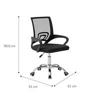 Cadeira de Escritório Secretária Giratória com Encosto em Malha Respirável - Design Ergonômico para Home Office - imagem 2