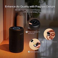 Purificador de Ar HEPA Portátil com Filtro Antiodor para Quarto - AC300 Preto - imagem 5