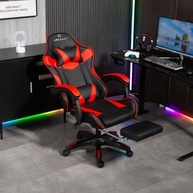 Cadeira Gamer Ergonômica Arcalli com Apoio de Pernas - Conforto Profissional para Escritório (Vermelha) - imagem 3