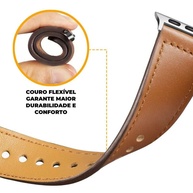 Gshield Pulseira de Couro compatível com Apple Watch - imagem 3