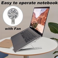 Suporte Ergonômico Portátil para Laptop com Ventilação - Alumínio Resistente para MacBook, Dell, Lenovo e Outros - imagem 4