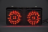 Luz Traseira LED Moto Transparente com Seta Integrada para Honda RC-51 (99-06) - imagem 2