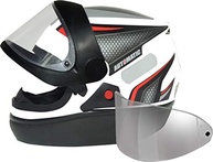 Capacete FW3 Automático Branco e Prata 60: Leveza e Segurança com Viseira Cristal - imagem 5
