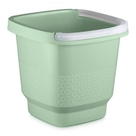 Balde Slim com Alça 12 Litros Verde Menta - Prático, Ecológico e Versátil - imagem 1