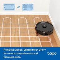 Tapo RV30 Max Aspirador Robô 5300Pa com Navegação LiDAR+IMU, Esfregão Automático e Controle por Voz - imagem 4