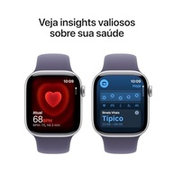 Apple Watch Series 11 GPS 42mm Alumínio Prateado com Bracelete Roxo Névoa - Seu Parceiro de Saúde e Fitness - imagem 5
