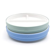 Pratos para Crianças com Divisórias - Porcelana 17cm com Protetores Antiderrapantes | Seguros e Ergonômicos - imagem 2