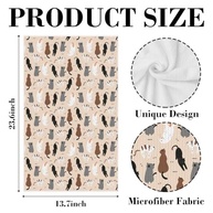 Toalhas de Cozinha com Estampa de Gato - 35x66cm - Design Fofinho e Absorvente - imagem 4