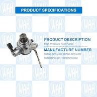 Bomba de Combustível Alta Pressão Honda CR-V, Civic Si, Accord e Acura Integra 1.5L - Peça 16790-5PC-H01/H02 - imagem 3