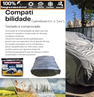 Capa Protetora Premium para Caminhonete SUV (Jeep Commander) - Sol, Chuva e Proteção Total - imagem 4