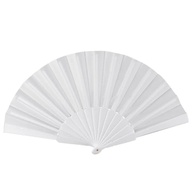 Leque de Mão Compacto Branco - Refresque-se com Estilo e Sustentabilidade - imagem 1