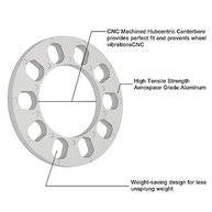 Espaçadores de Roda IRONTEK 12mm - Compatibilidade Universal (5x108 a 5x130) | Melhoria de Estilo e Performance - imagem 5