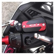 Compatível com CB650R CBR650R CBR 650R CB 650 R 2019-2024 Acessórios de motocicleta Tampa do reservatório de fluido de freio dianteiro Tampa do tanque de óleo (meia preta CB) - imagem 5