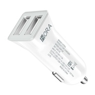 Carregador Veicular Rápido 2.4A: Carga Completa em 1 Hora | Design Moderno Branco - imagem 1