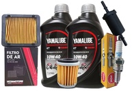 Kit Revisão Completa Yamaha Lander 250 e Tenere 250 (2016-2023): Vela, Filtros e Óleo Yamalube Original - imagem 1