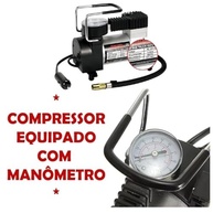 Compressor de Ar Portátil 12V Prata: Encha Pneus de Carro, Moto e Mais com Alta Pressão! - imagem 5