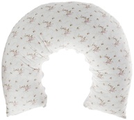 Almofada de Amamentação Laura Baby Rosa - Estampa Floral Confortável e Ergonômica - imagem 1