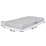 Colchão Solteiro Malibu D20 88x188x12cm - Conforto e Qualidade para seu Descanso - imagem 3