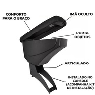 Apoio de Braço Premium Courvin Marrom para Sandero, Logan e Duster - Conforto e Estilo Outdoor - imagem 4