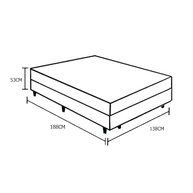 Cama Box Conjugado Ortopédico Union Casal - Design Elegante e Conforto Premium - imagem 2