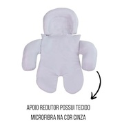 Apoio de Corpo Redutor Anatômico Universal para Bebê - Conforto e Segurança em Cinza - imagem 5
