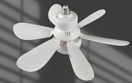 Ventilador de Teto com Controle Remoto, 3 Velocidades, Lâmpada LED Silenciosa, Design Moderno - imagem 5
