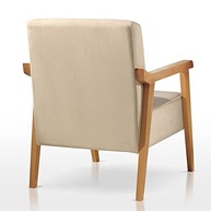 Poltrona Lina Agarb Decor Cor:Linho Bege - imagem 4