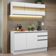 Cozinha Compacta Madesa Smart 120 cm com Balcão – Design Moderno e Funcionalidade - imagem 2