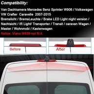 Luz de Freio com 3 Câmeras HD para VW Crafter/Mercedes Sprinter: Segurança e Visão Noturna Incomparáveis - imagem 3
