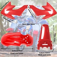 Kit Plástico CRF50 Vermelho e Branco para Honda XR/CRF 50 e Pit Bikes - Upgrade Completo! - imagem 3