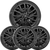 Kit 4 Calotas Aro 15 Fiat Mobi Argo Cronos Black Piano - Estilo e Proteção - imagem 1