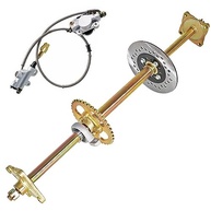 Kit Eixo Traseiro 32" Go Kart ATV - Completo com Cubos e Cilindro Mestre de Freio - imagem 4