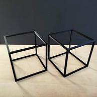 Cubos Decorativos 3D Quadrados - Design Geométrico Moderno para Sala - imagem 3