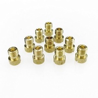 Kit 10 Jatos Principais Glixal CVK para Carburador GY6 125cc/150cc (Tamanhos #100 a #140) - imagem 4