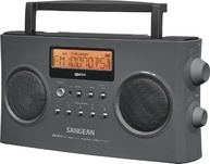 Rádio Digital Portátil Sangean PR-D15: Som Estéreo AM/FM com RDS e Carregador Integrado - imagem 2
