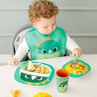Kit Talheres Bubazoo Verde da Buba - Seguro, Anatômico e Livre de BPA - imagem 3